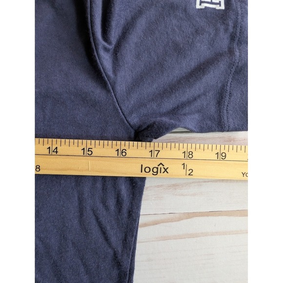 Victorias‎ Secret Size Medium TAKE ME OUT TO THE BALLGAME Blue Gold Shirt - Picture 4 of 8